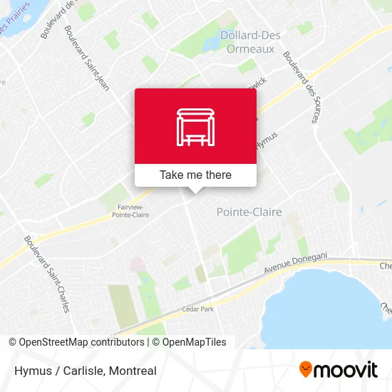 Hymus / Carlisle map