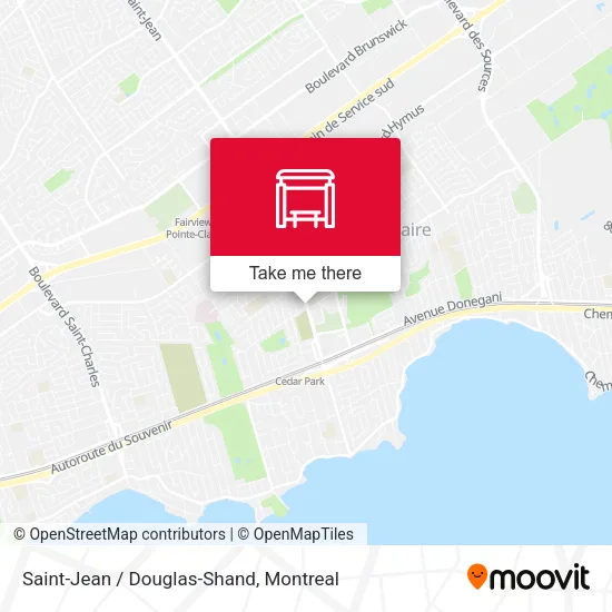 Saint-Jean / Douglas-Shand map