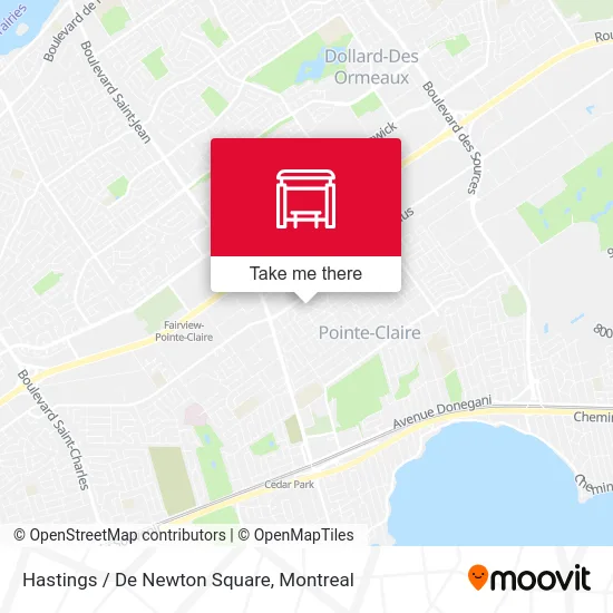 Hastings / De Newton Square map
