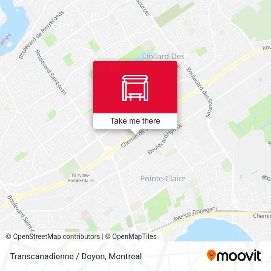 Transcanadienne / Doyon map