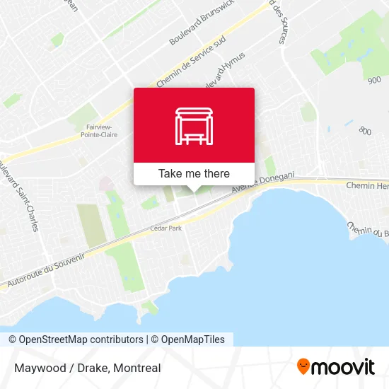 Maywood / Drake map