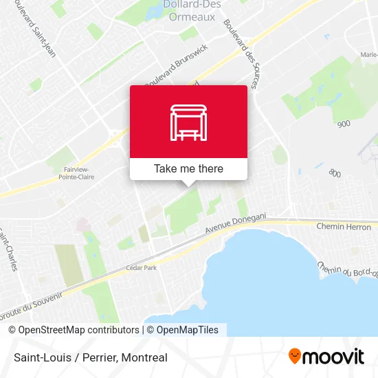 Saint-Louis / Perrier map