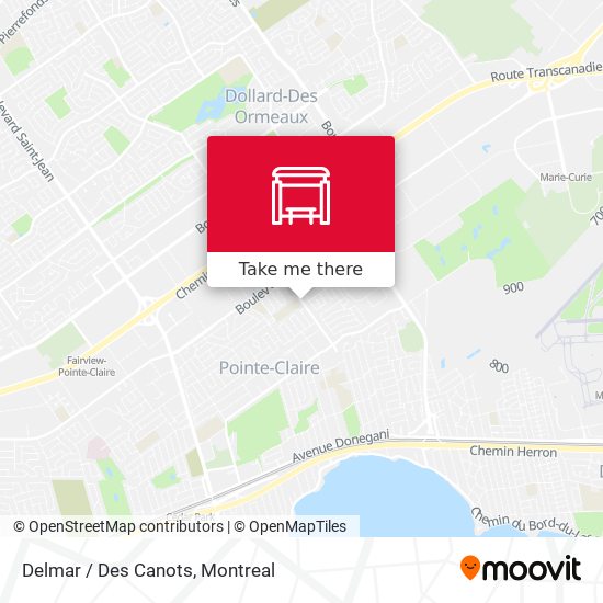 Delmar / Des Canots map