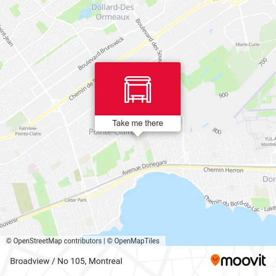 Broadview / No 105 map