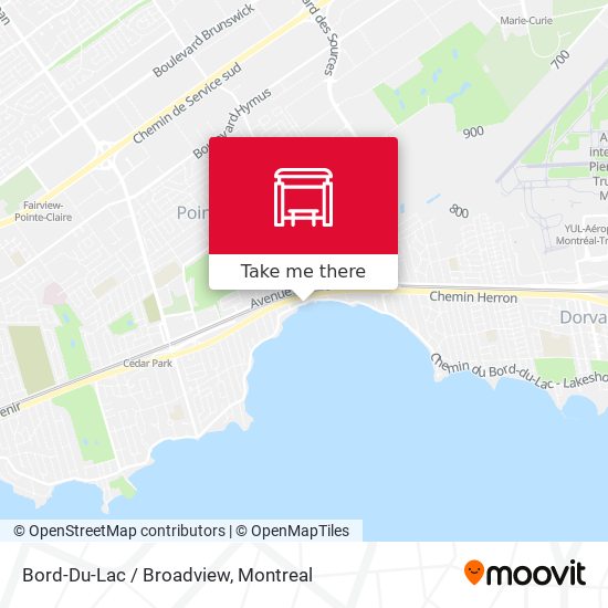 Bord-Du-Lac / Broadview map