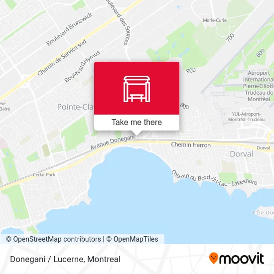 Donegani / Lucerne map