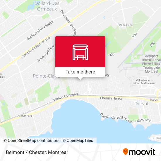 Belmont / Chester map