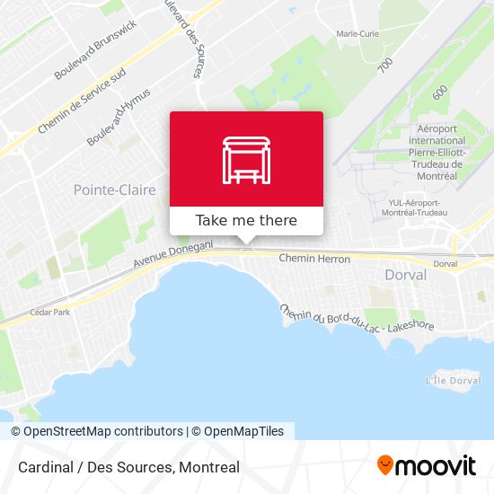 Cardinal / Des Sources map