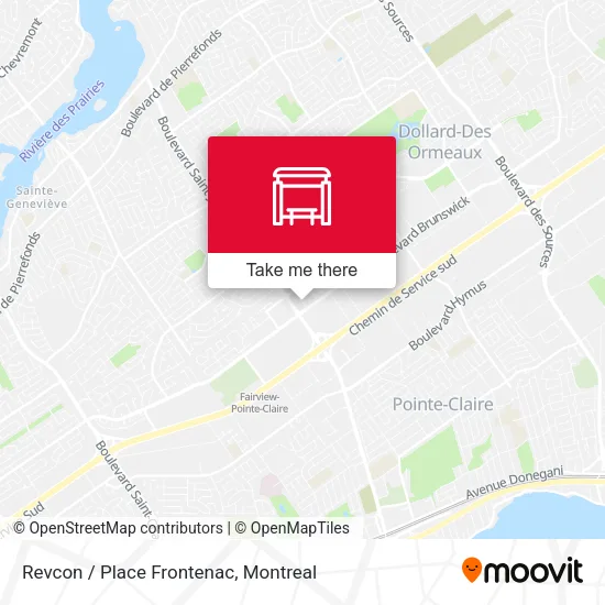 Revcon / Place Frontenac map