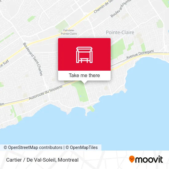 Cartier / De Val-Soleil map