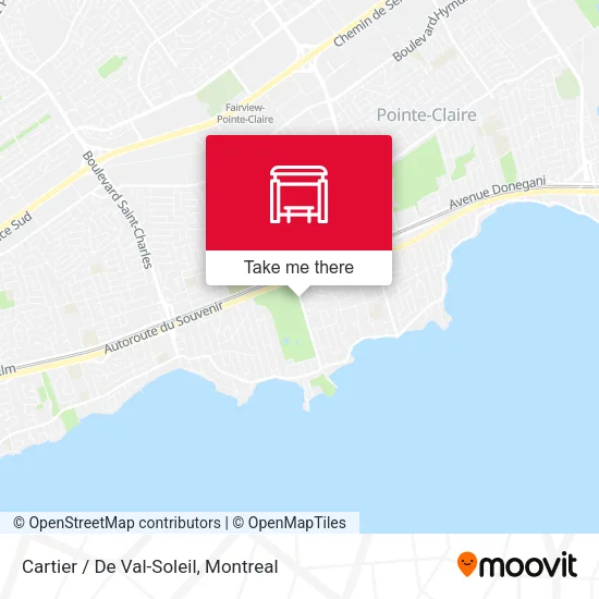 Cartier / De Val-Soleil map