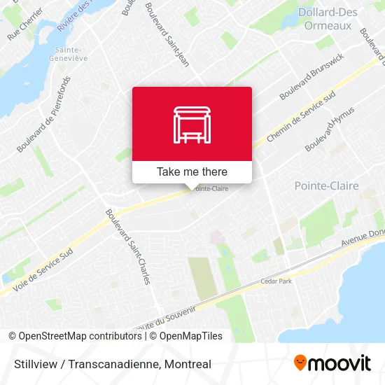 Stillview / Transcanadienne map