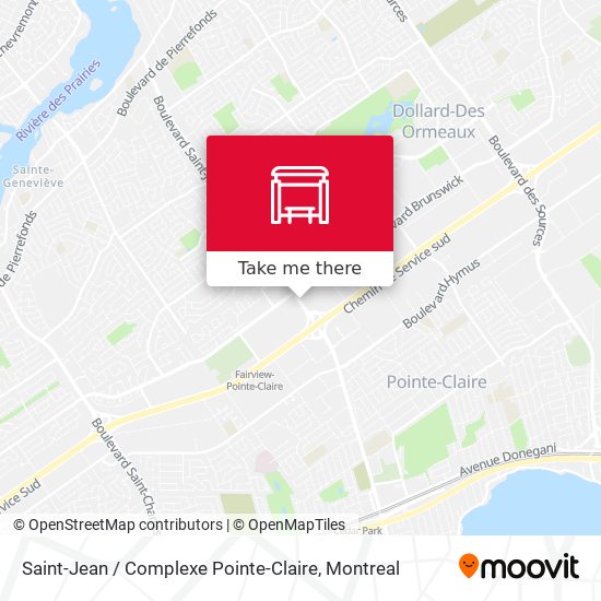 Saint-Jean / Complexe Pointe-Claire map