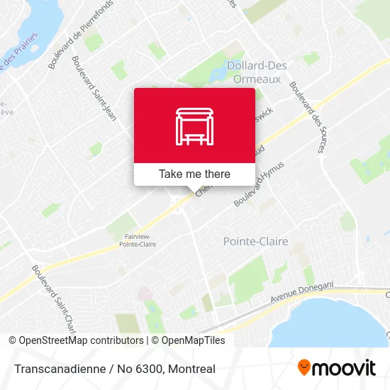 Transcanadienne / No 6300 map