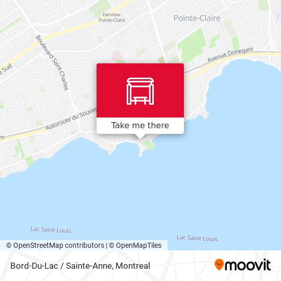 Bord-Du-Lac / Sainte-Anne map