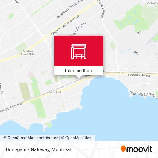 Donegani / Gateway map