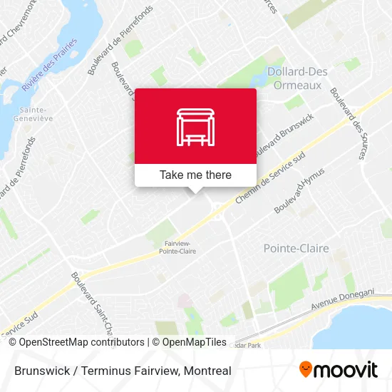 Brunswick / Terminus Fairview map