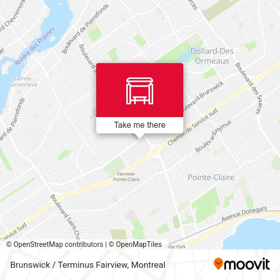 Brunswick / Terminus Fairview map