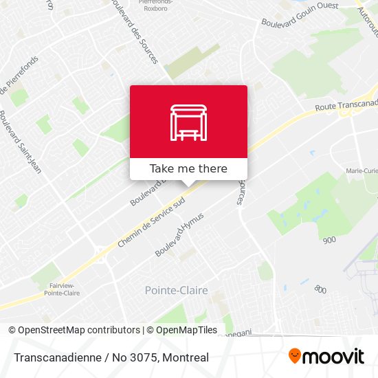 Transcanadienne / No 3075 map