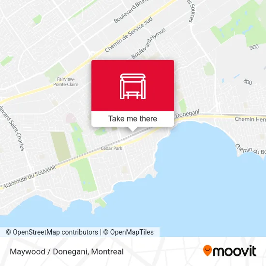 Maywood / Donegani map