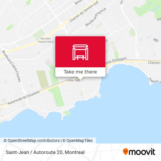Saint-Jean / Autoroute 20 map