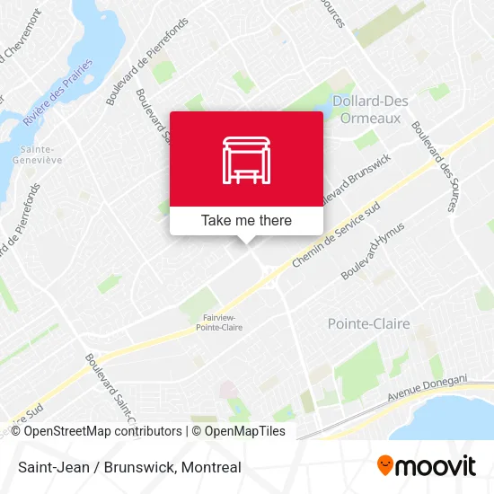 Saint-Jean / Brunswick map