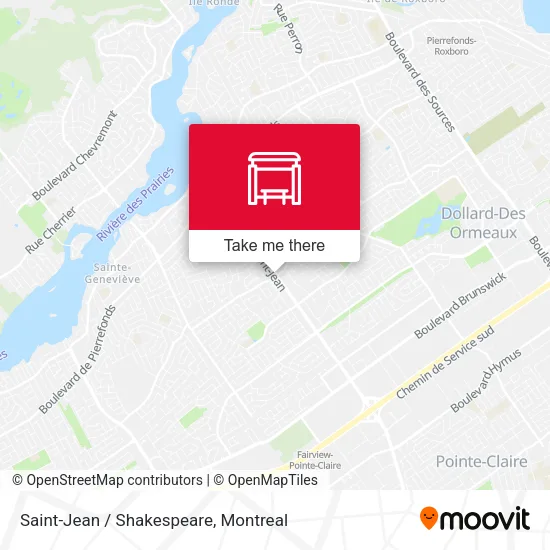 Saint-Jean / Shakespeare map