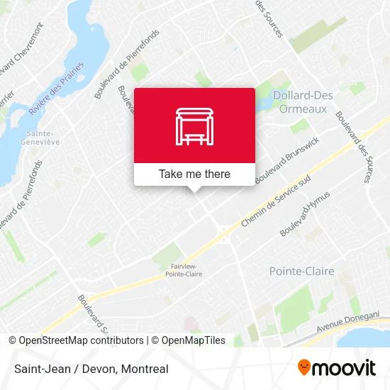 Saint-Jean / Devon map