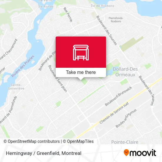 Hemingway / Greenfield map