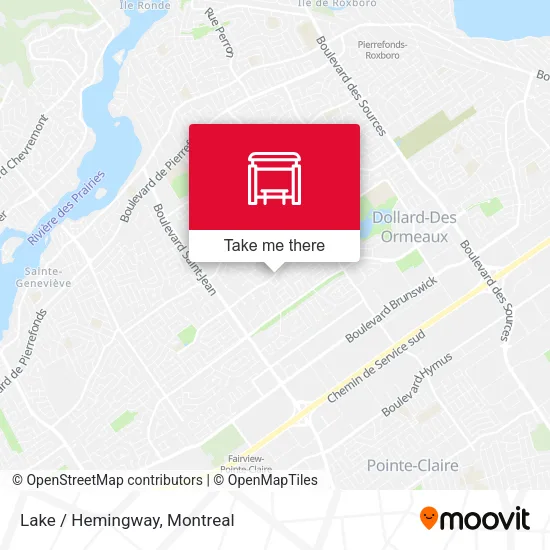 Lake / Hemingway map