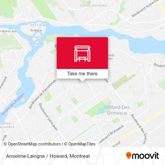 Anselme-Lavigne / Howard map