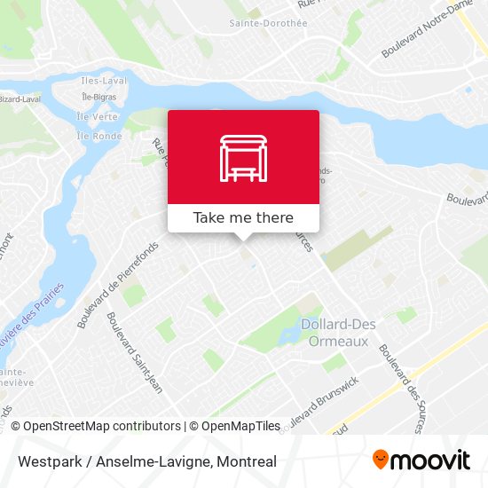 Westpark / Anselme-Lavigne map