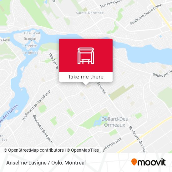 Anselme-Lavigne / Oslo map