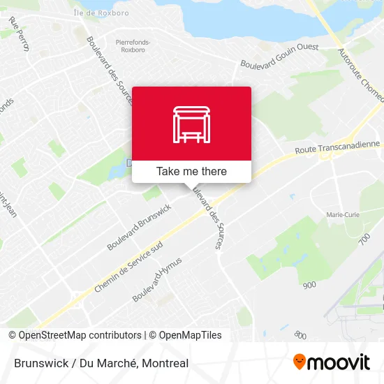 Brunswick / Du Marché map