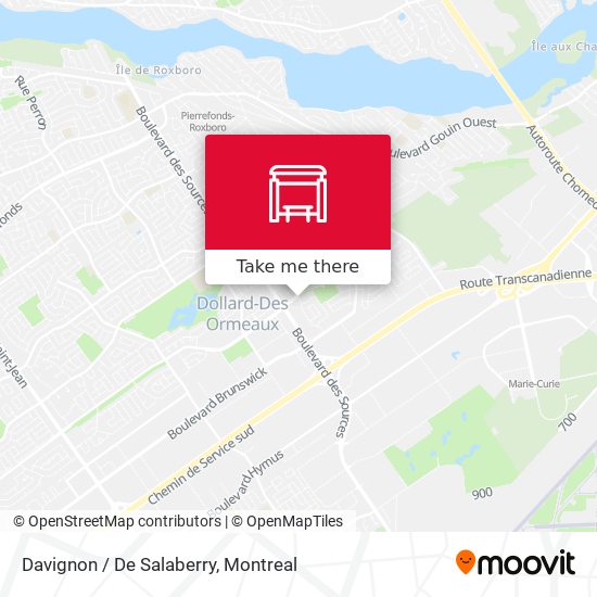 Davignon / De Salaberry map
