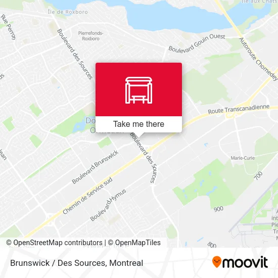Brunswick / Des Sources map