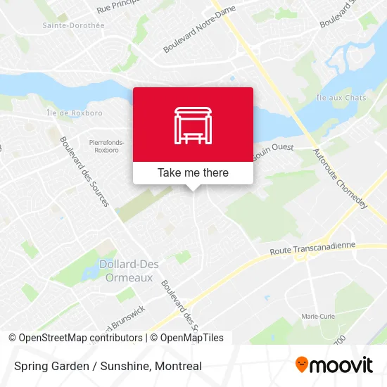 Spring Garden / Sunshine map