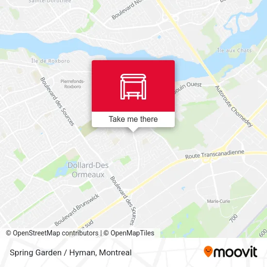 Spring Garden / Hyman map
