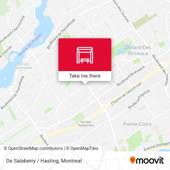 De Salaberry / Hasting map