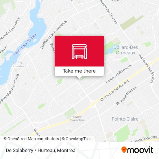 De Salaberry / Hurteau map