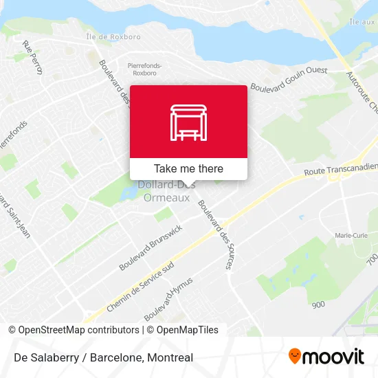 De Salaberry / Barcelone map