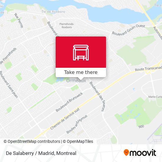 De Salaberry / Madrid map