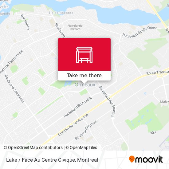 Lake / Face Au Centre Civique map