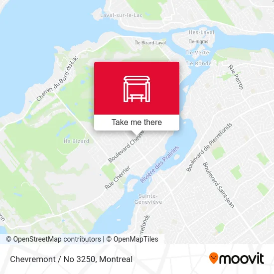 Chevremont / No 3250 map