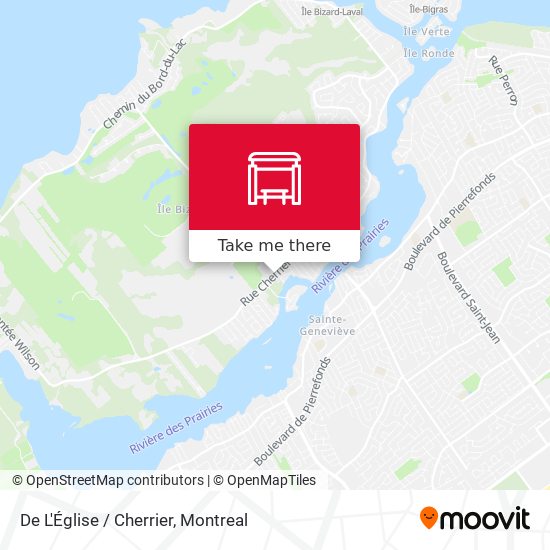De L'Église / Cherrier map