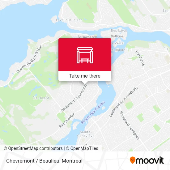 Chevremont / Beaulieu map