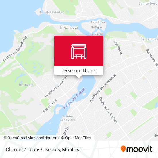 Cherrier / Léon-Brisebois map