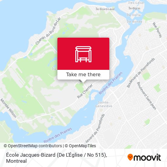 École Jacques-Bizard (De L'Église / No 515) map