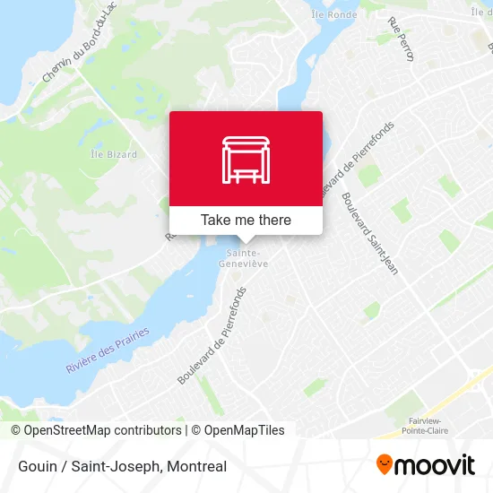 Gouin / Saint-Joseph map