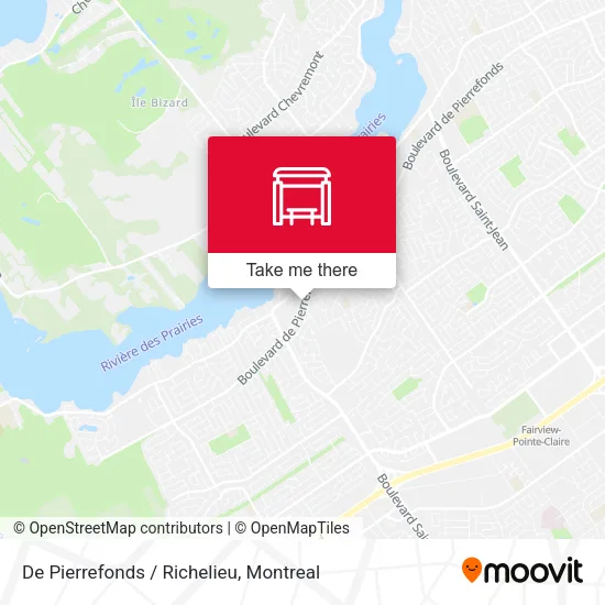 De Pierrefonds / Richelieu map